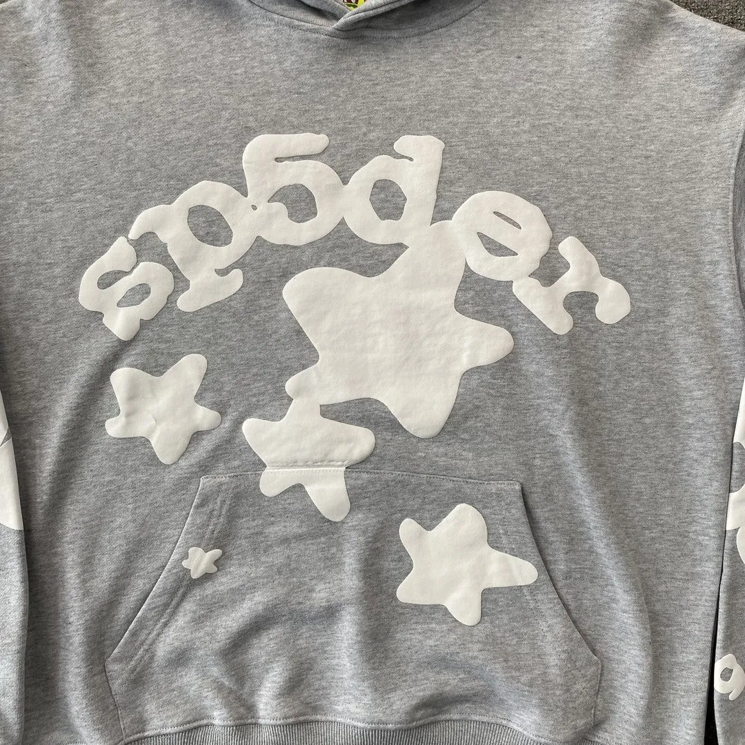 Sp5der Beluga Hoodie Heather Grey