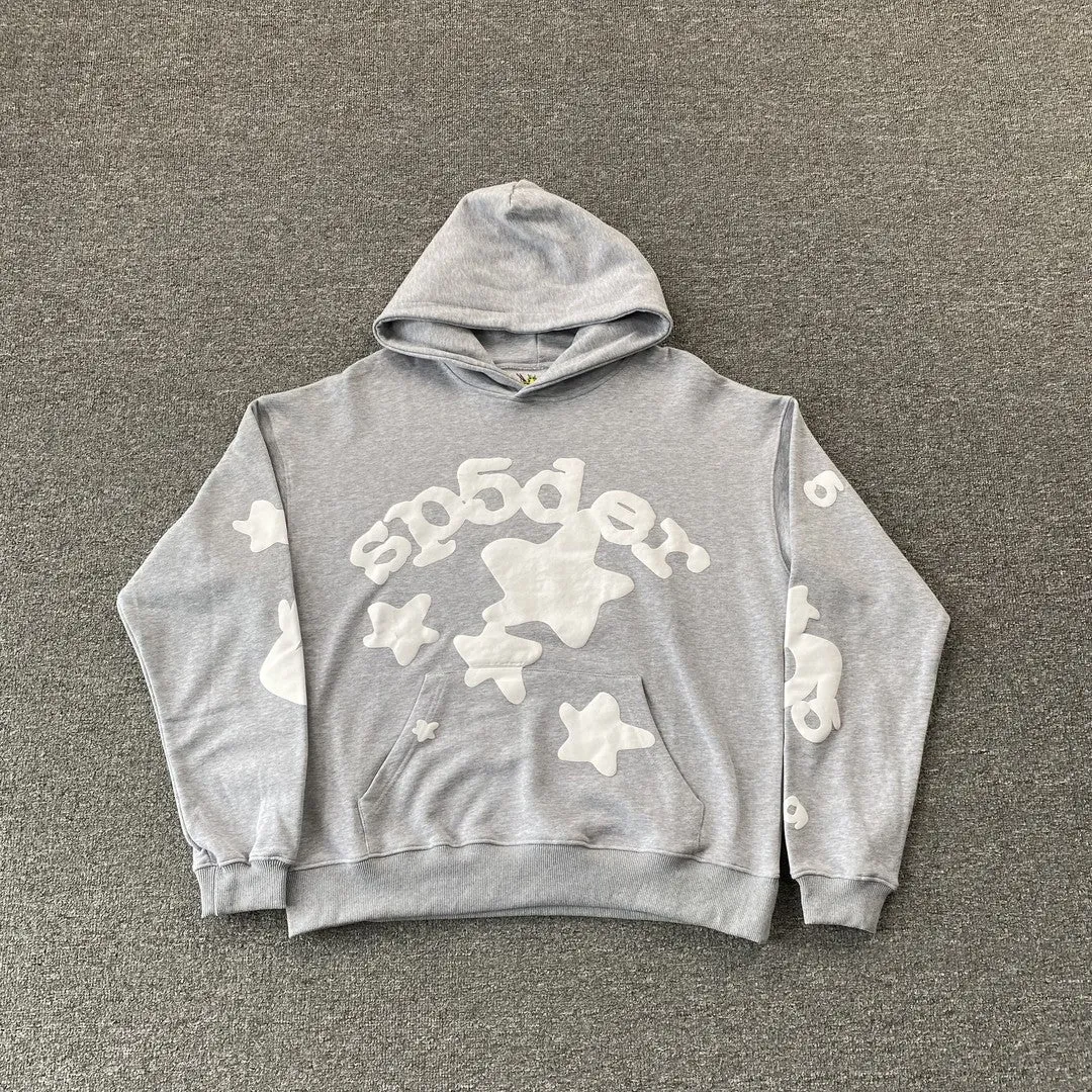 Sp5der Beluga Hoodie Heather Grey