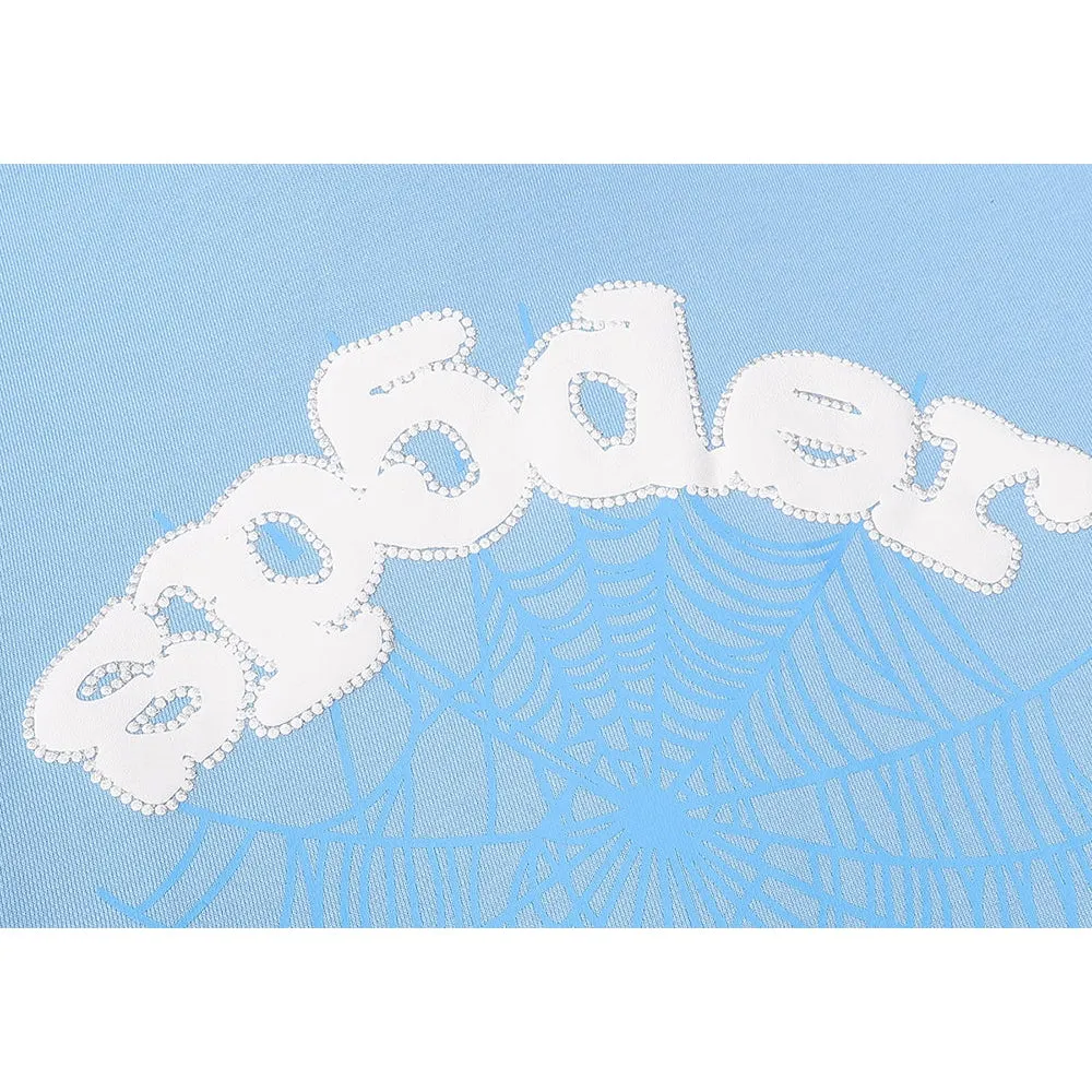 Sp5der Web Hoodie Sky Blue