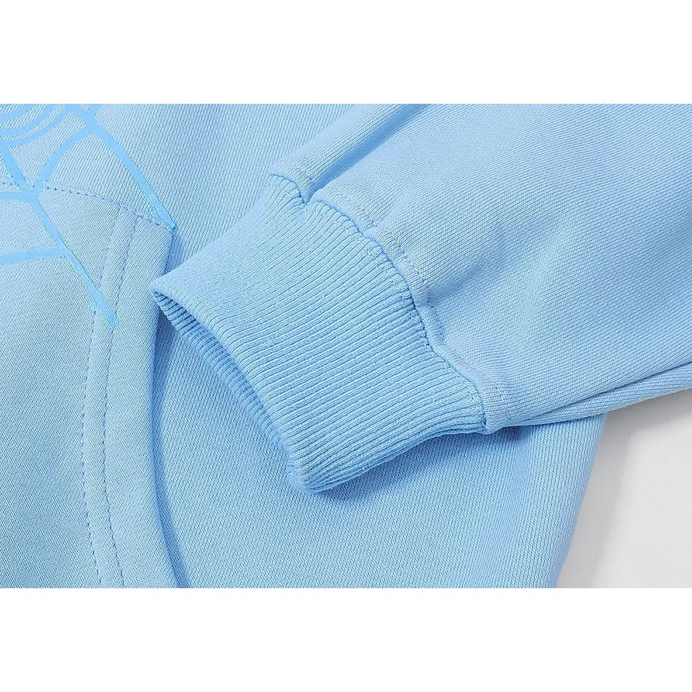 Sp5der Web Hoodie Sky Blue