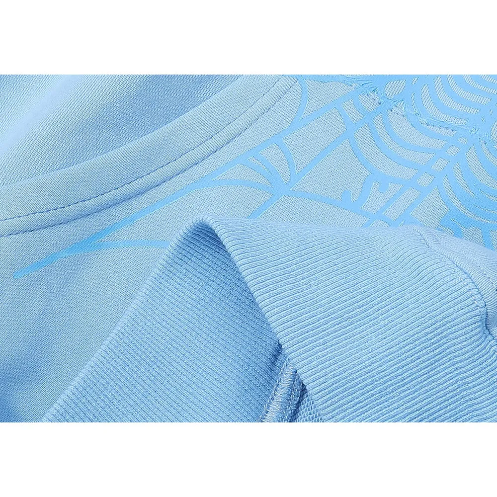 Sp5der Web Hoodie Sky Blue