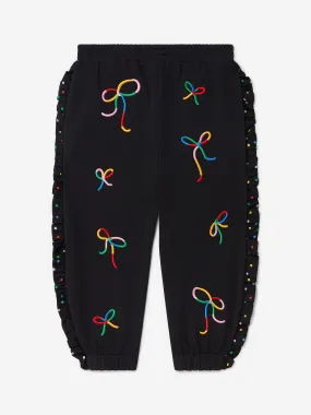 Stella McCartney Girls Bow Joggers in Black