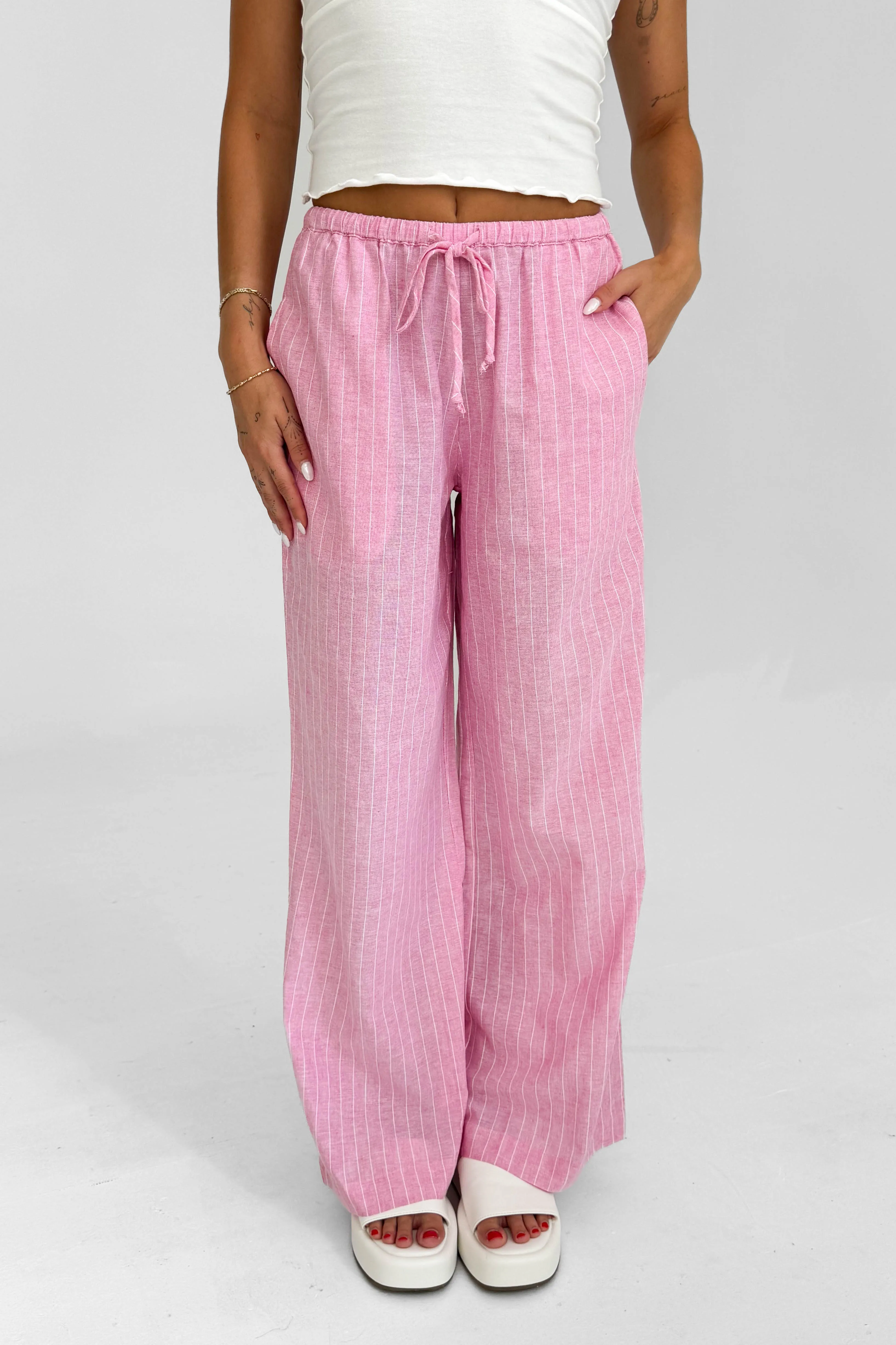 Sunset Stroll Pants in Pink