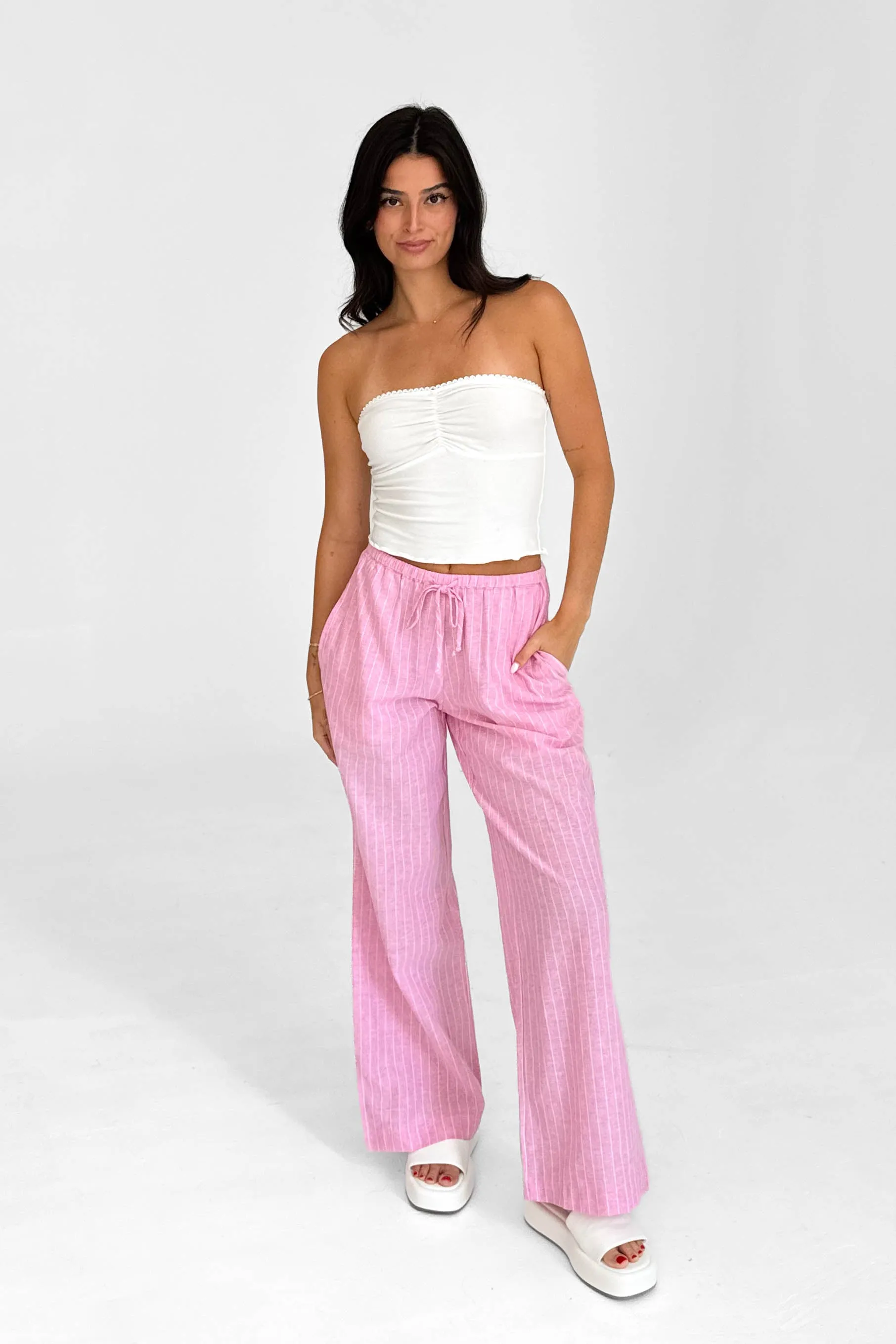 Sunset Stroll Pants in Pink