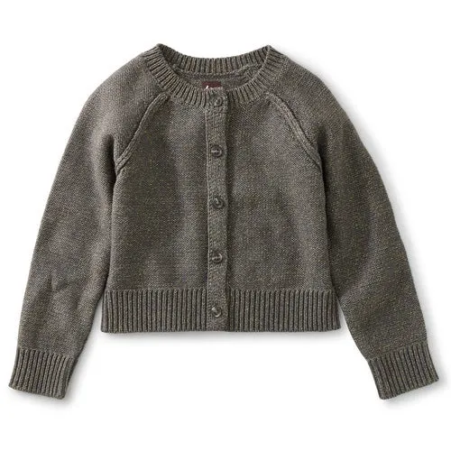 Tea Collection Charcoal Sparkle Cardigan