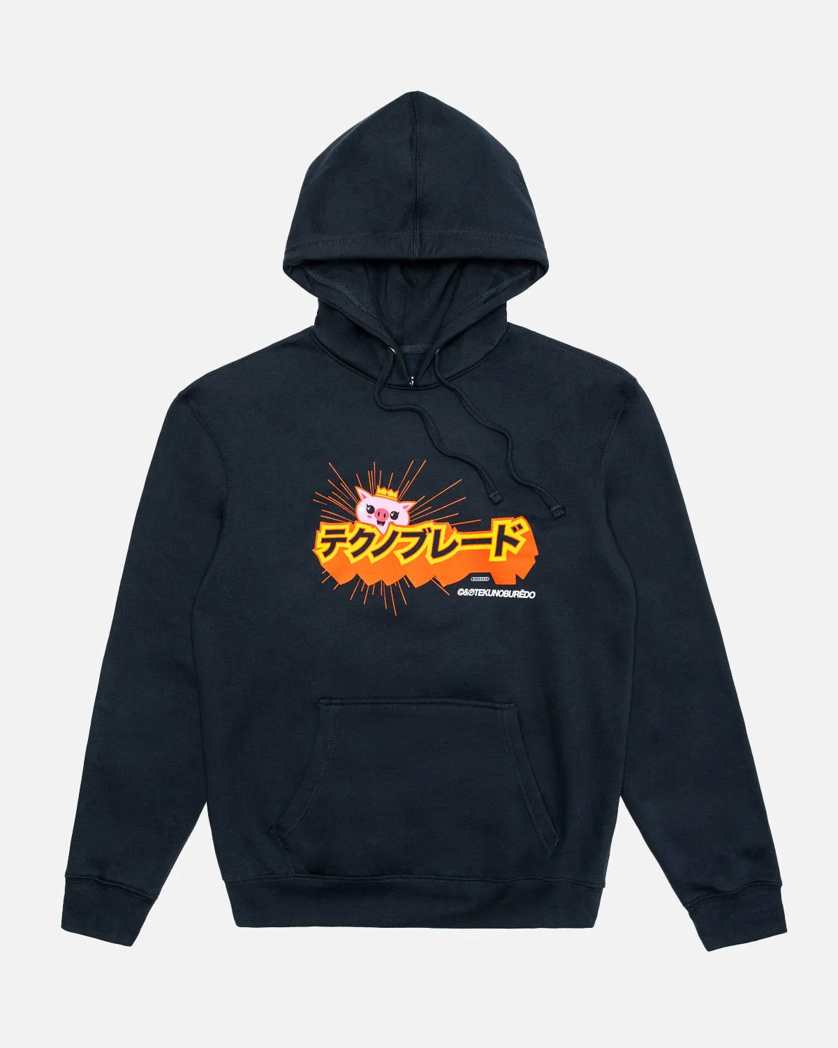 TEKUNOBURĒDO Hoodie (Navy)