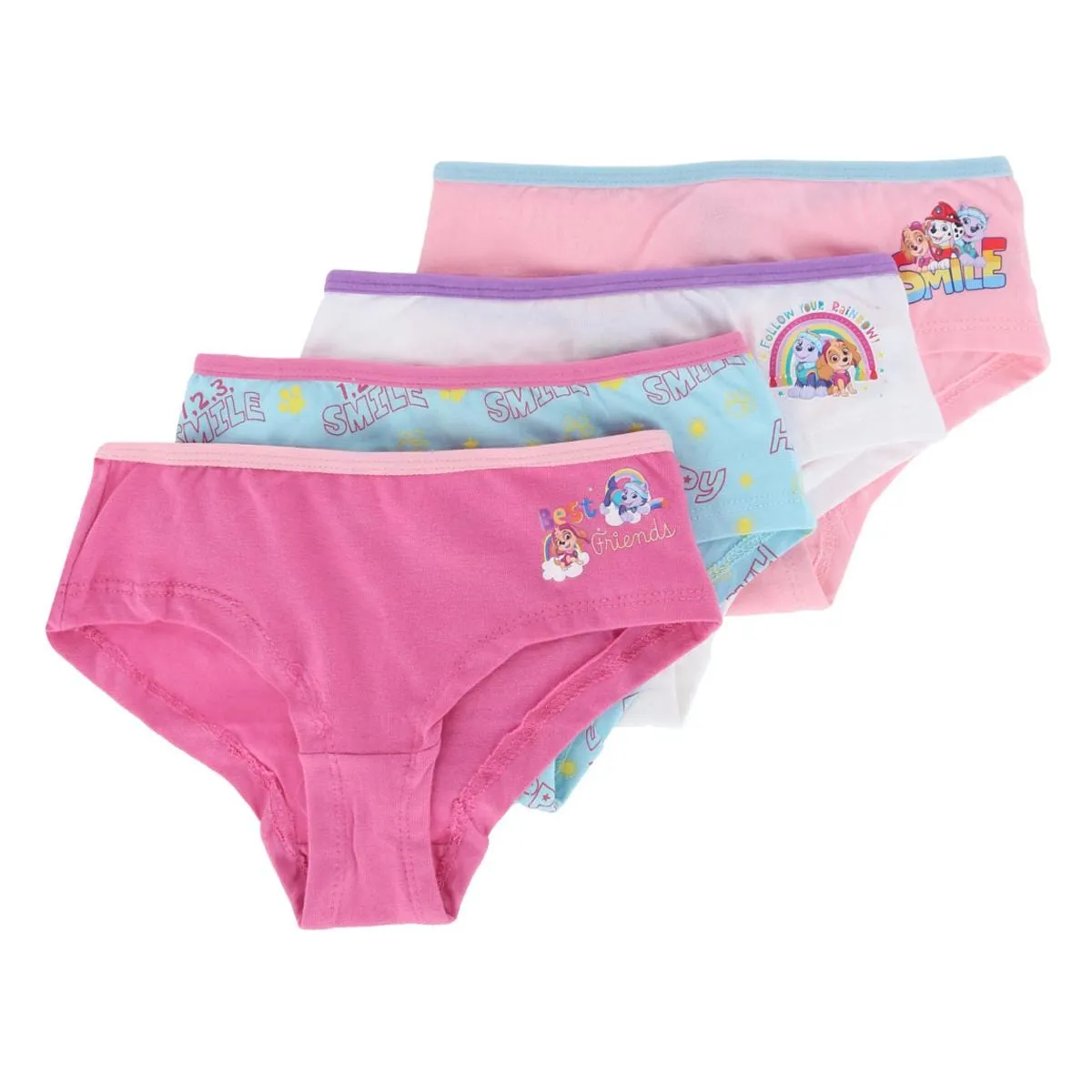 Textiel Trade Girl's Paw Patrol Briefs (4 Pack)