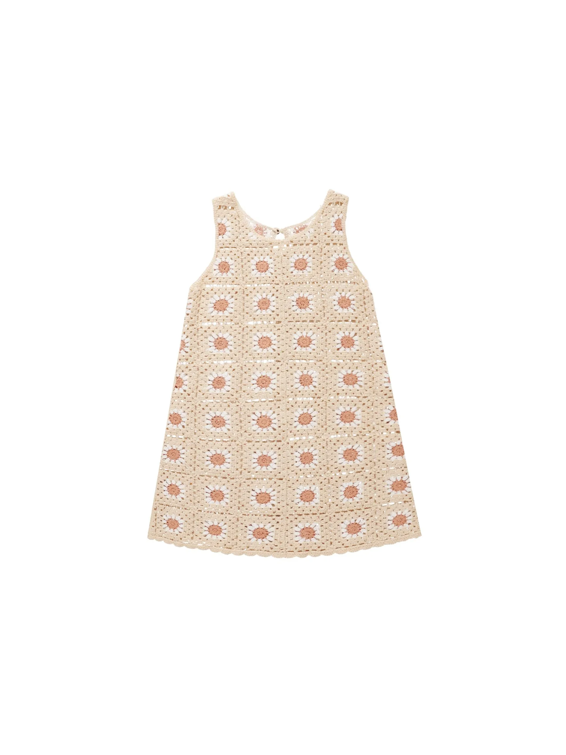 The Floral Crochet Mini Dress by Rylee   Cru - KIDS