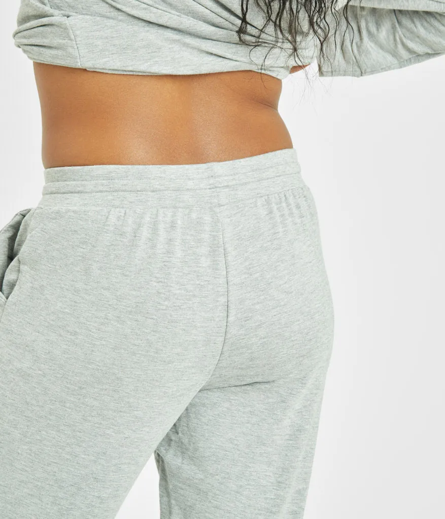 The Terry-Soft Jogger: Heather Gray