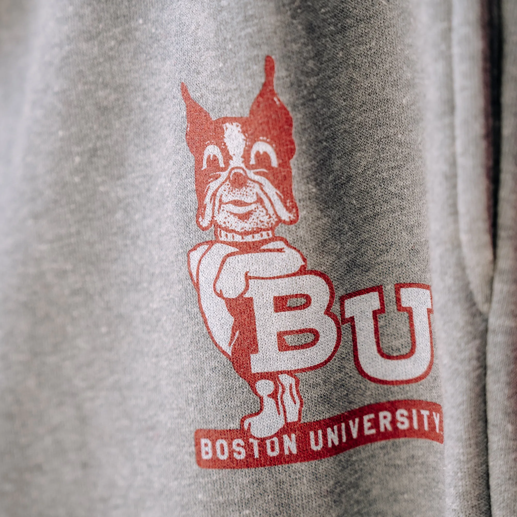 Throwback Boston University Seal and Mascot Joggers