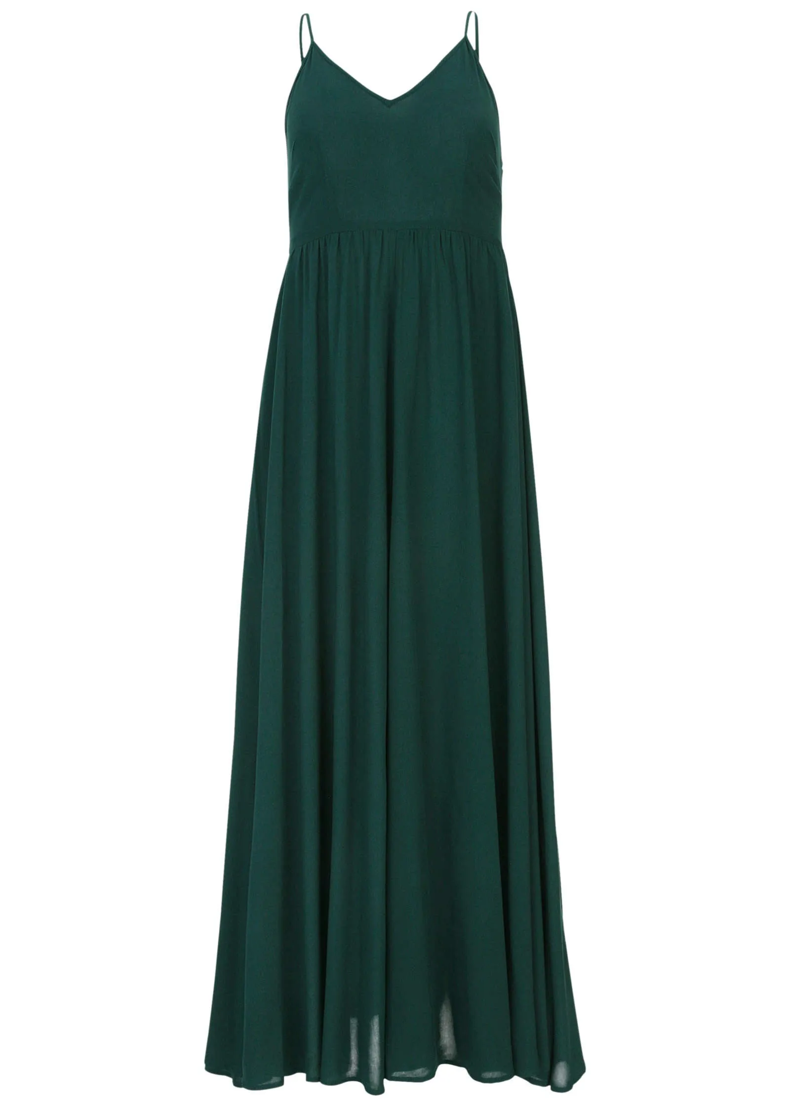 Tie Back Maxi Dress - Olive