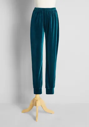 Touch and Go Velour Joggers