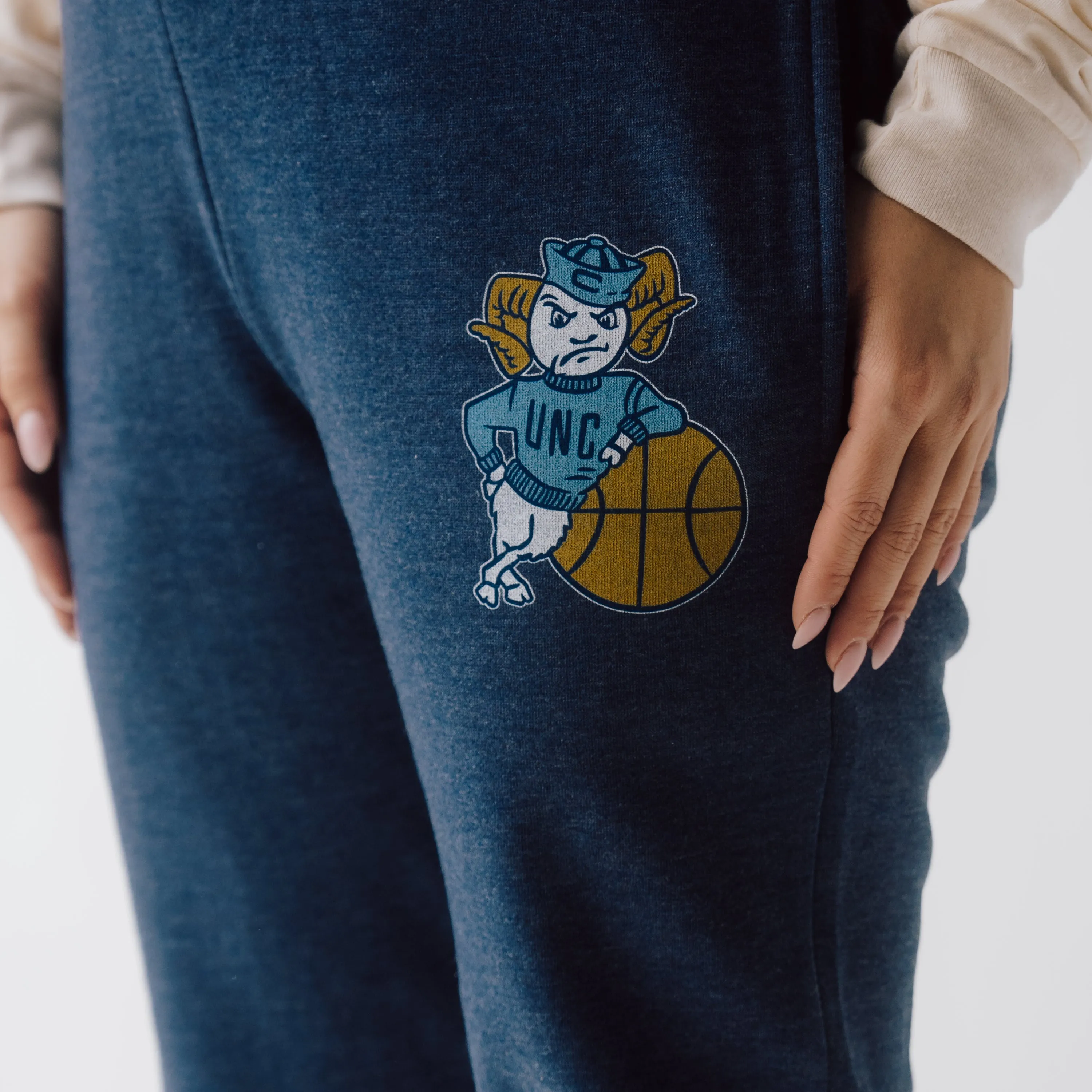 UNC Basketball Vintage Rameses Joggers