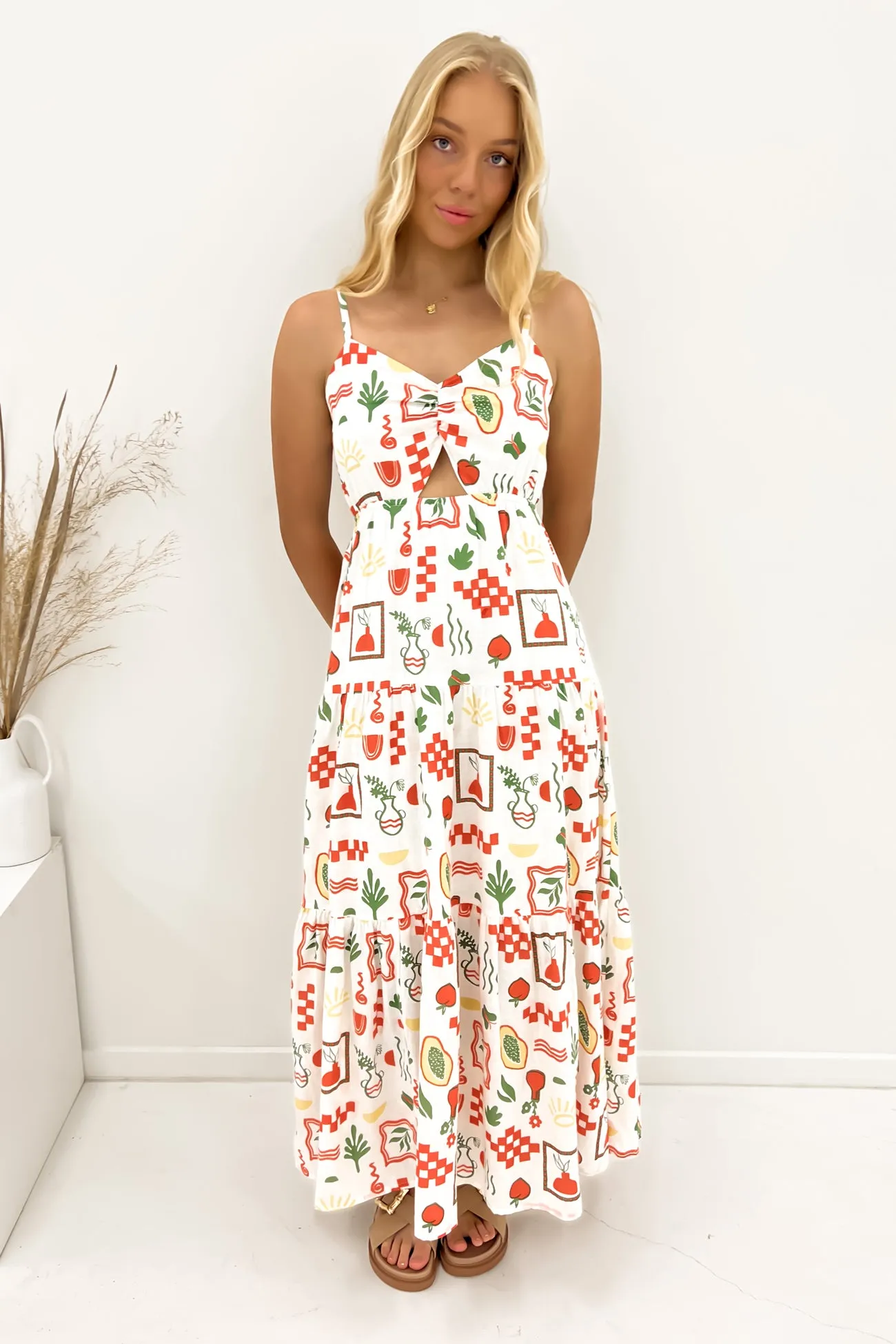 Valancia Maxi Dress Print