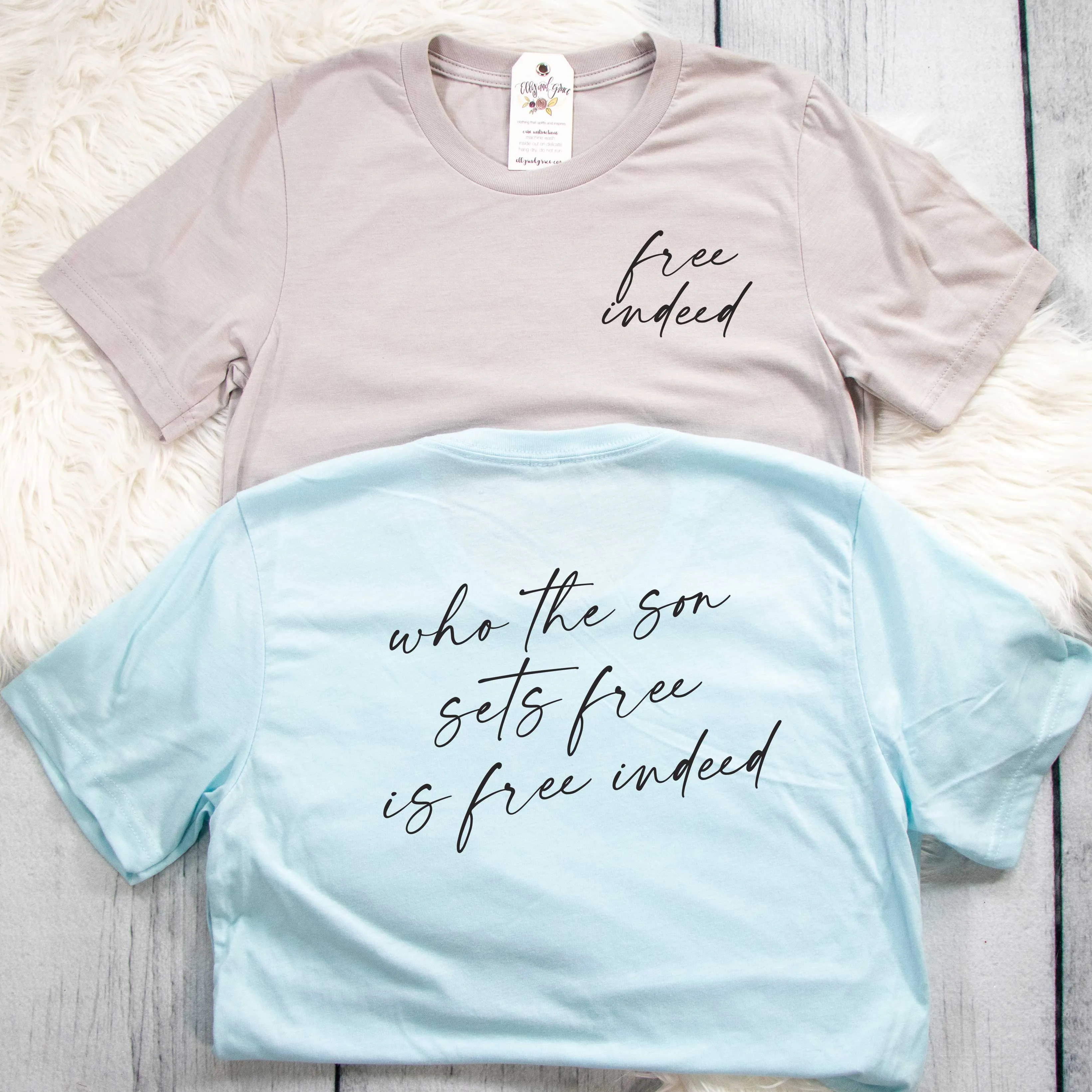 Who the Son Sets Free is Free Indeed Unisex Shirt