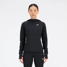 Women's Heat Grid Hoodie Pullover (BK - Black)