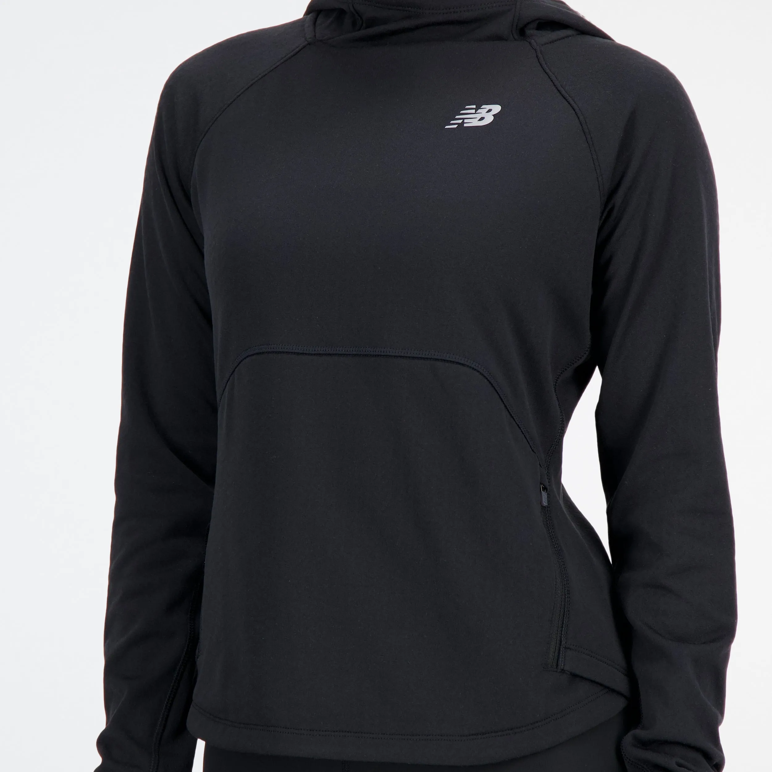 Women's Heat Grid Hoodie Pullover (BK - Black)