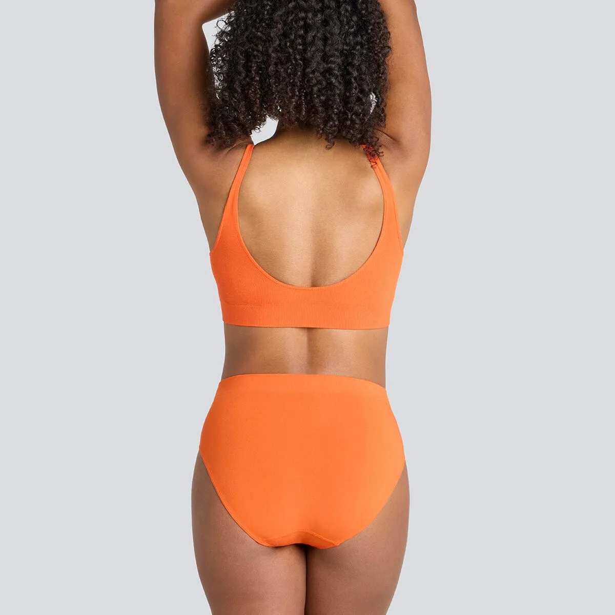 Women's SmoothFit Full Brief - Orange Crush