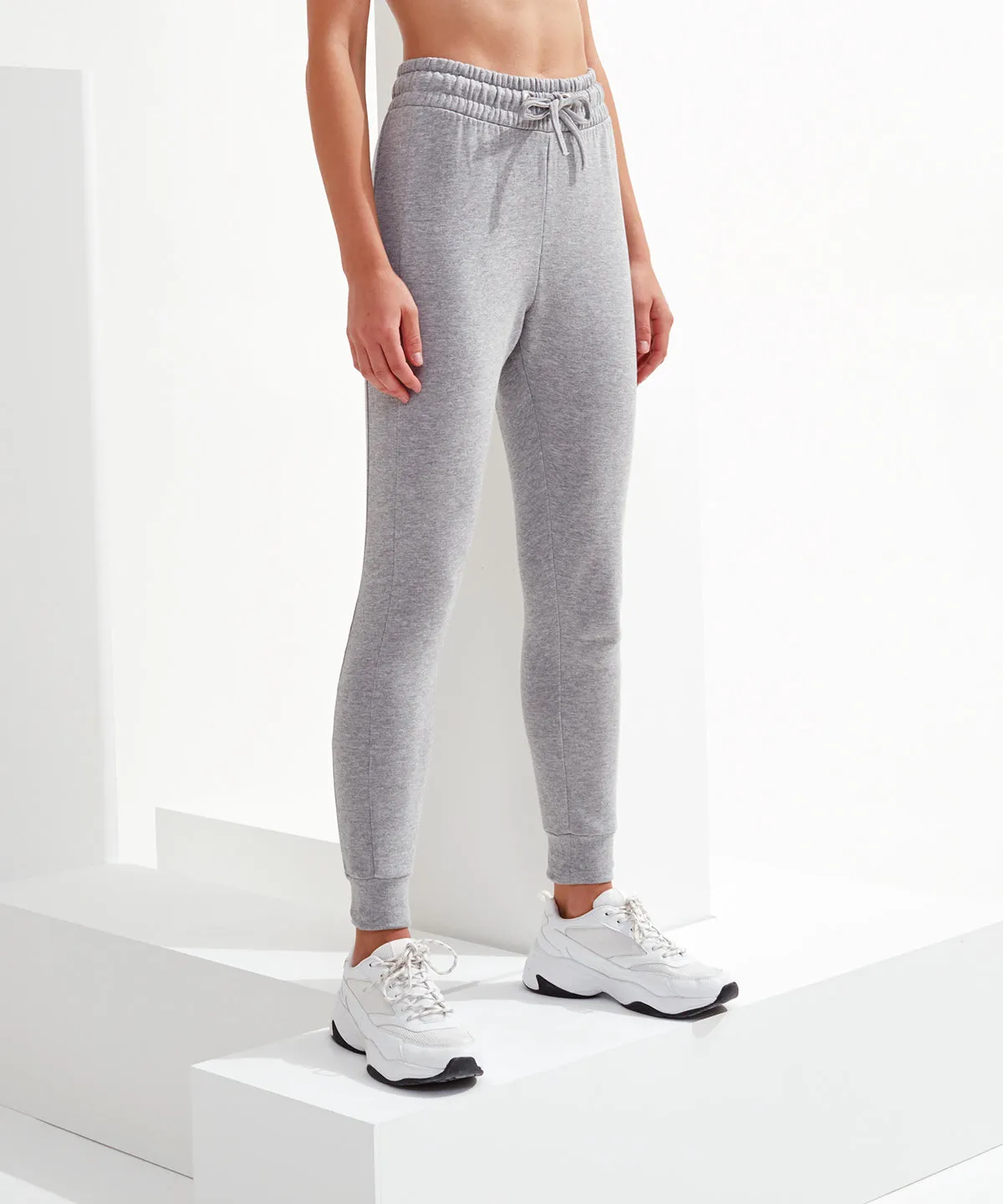 Womens TriDri® fitted joggers | White