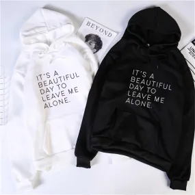 Women's Winter Letter Printed Hoodies