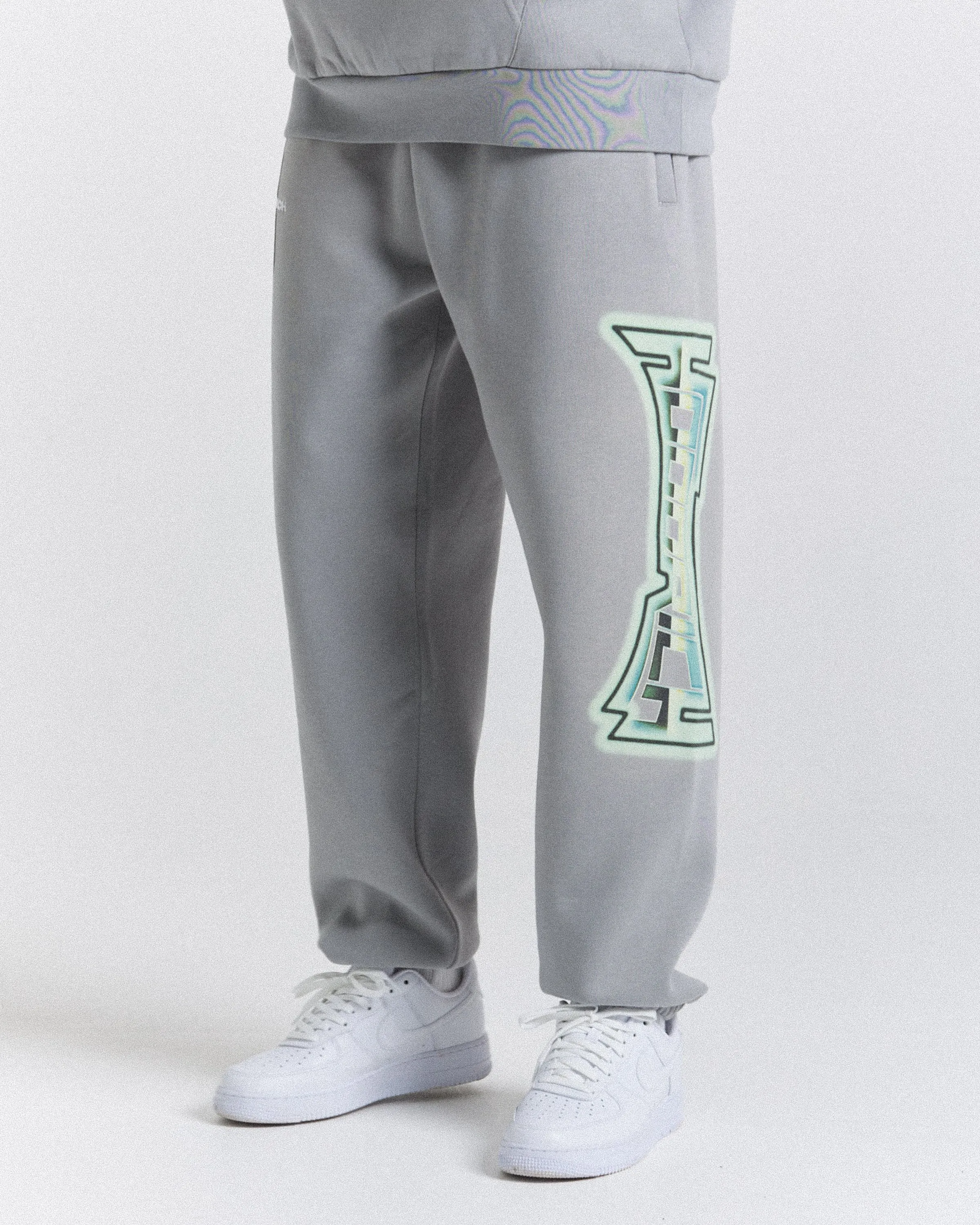 Worldwide Oversized Joggers - Grey/White/Green