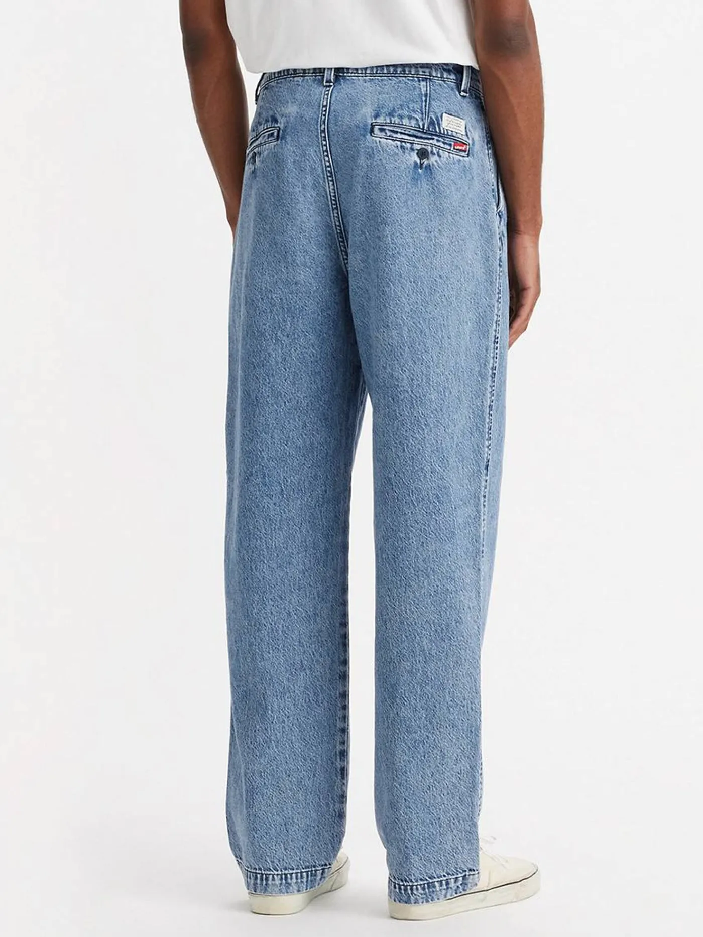 XX Chino Loose Straight Quarter Past Mid Wash Jeans