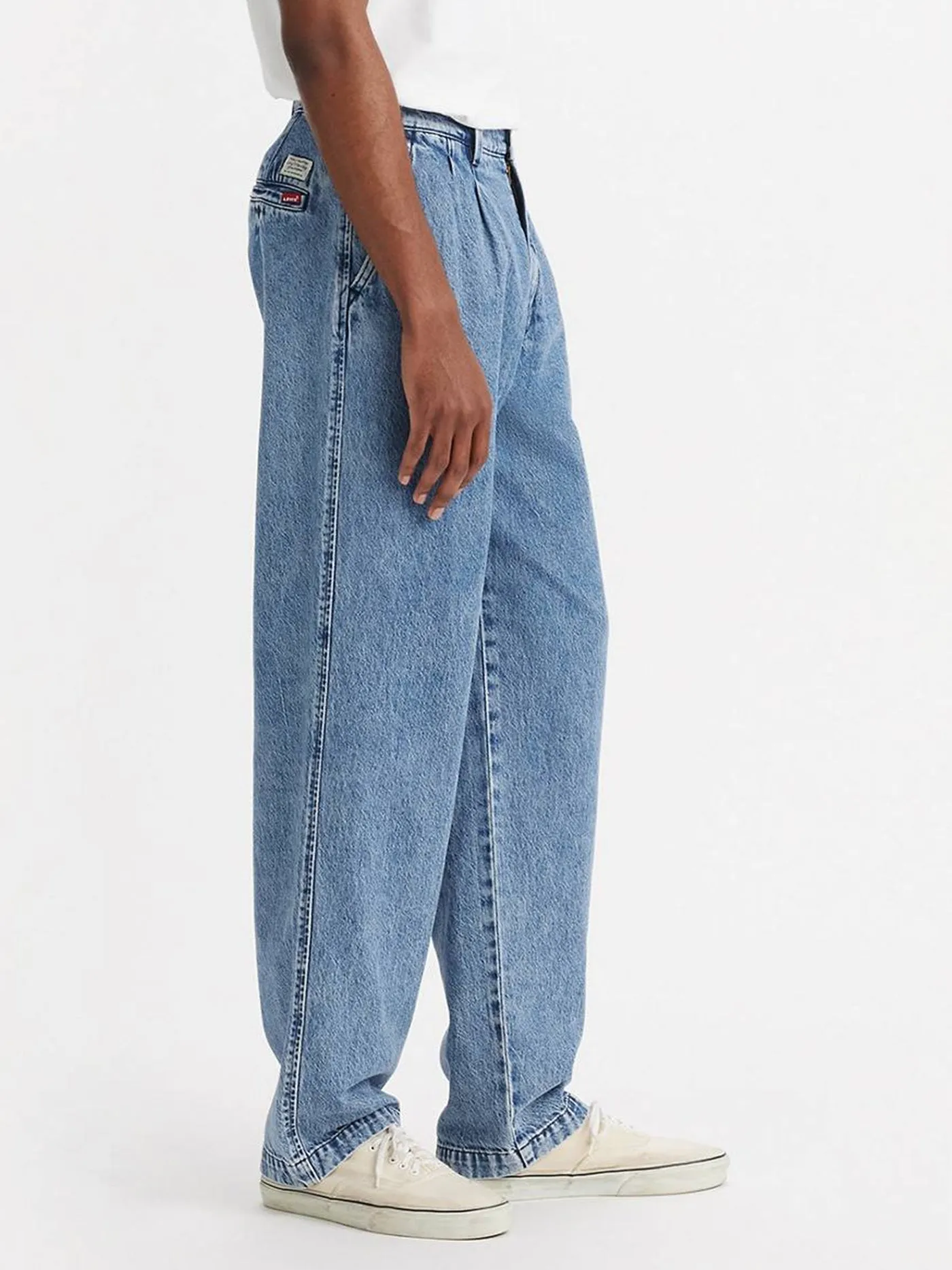 XX Chino Loose Straight Quarter Past Mid Wash Jeans