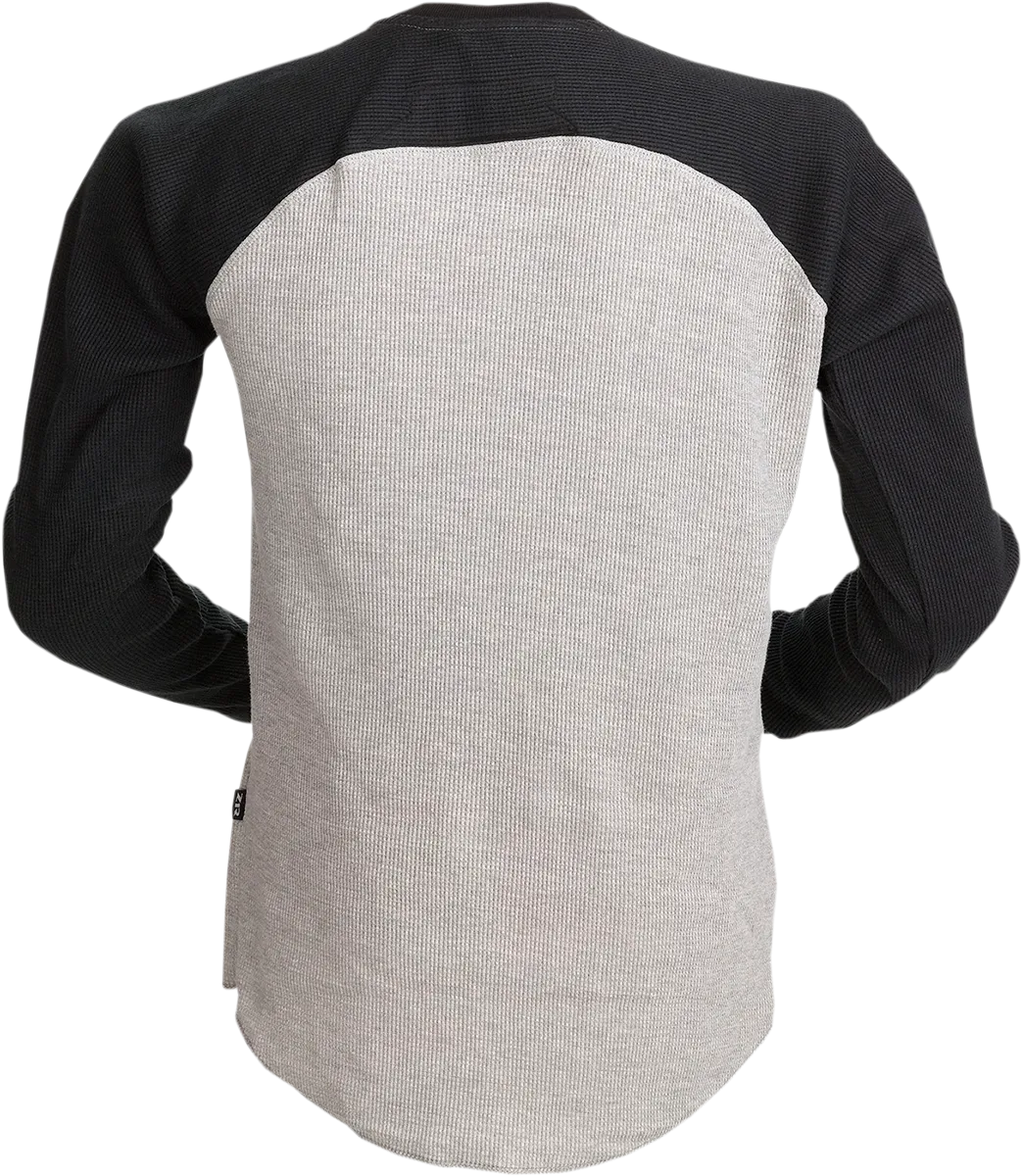 Z1R Waffle Long-Sleeve Shirt - Gray - 3XL 2840-0154